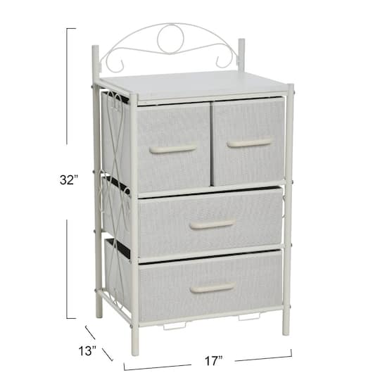 Household Essentials Victoria 32" 4-Drawer Dresser